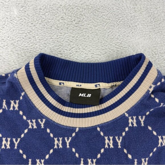MLB Korea New York Yankees Jacquard Crewneck Large - Picture 3 of 15